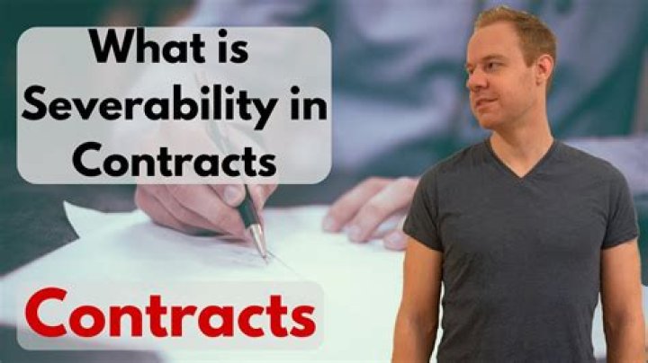What is a severable service contract?