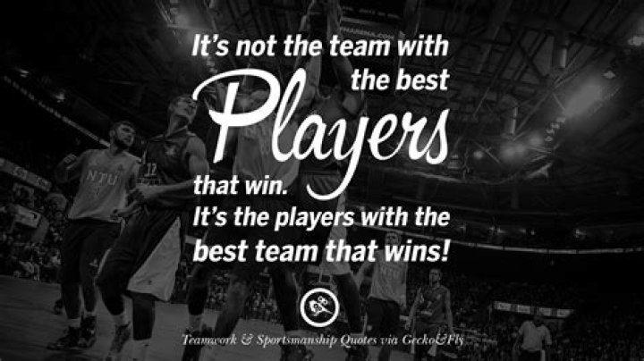 What is a team player quote?