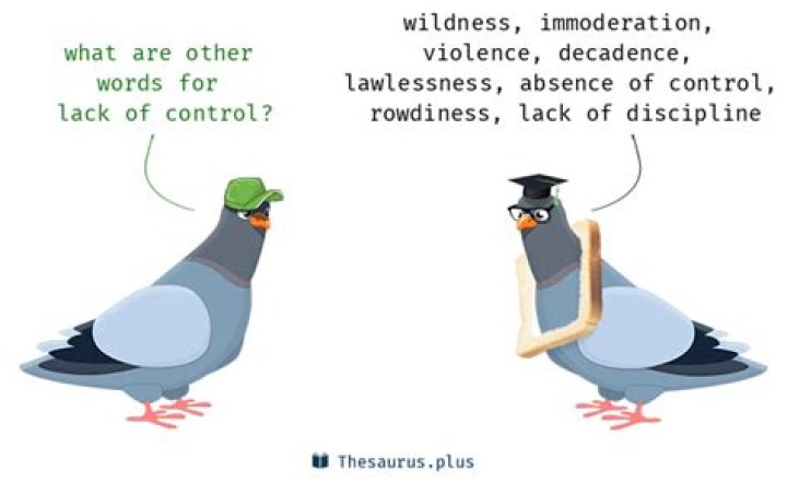 What is a word for lack of control?