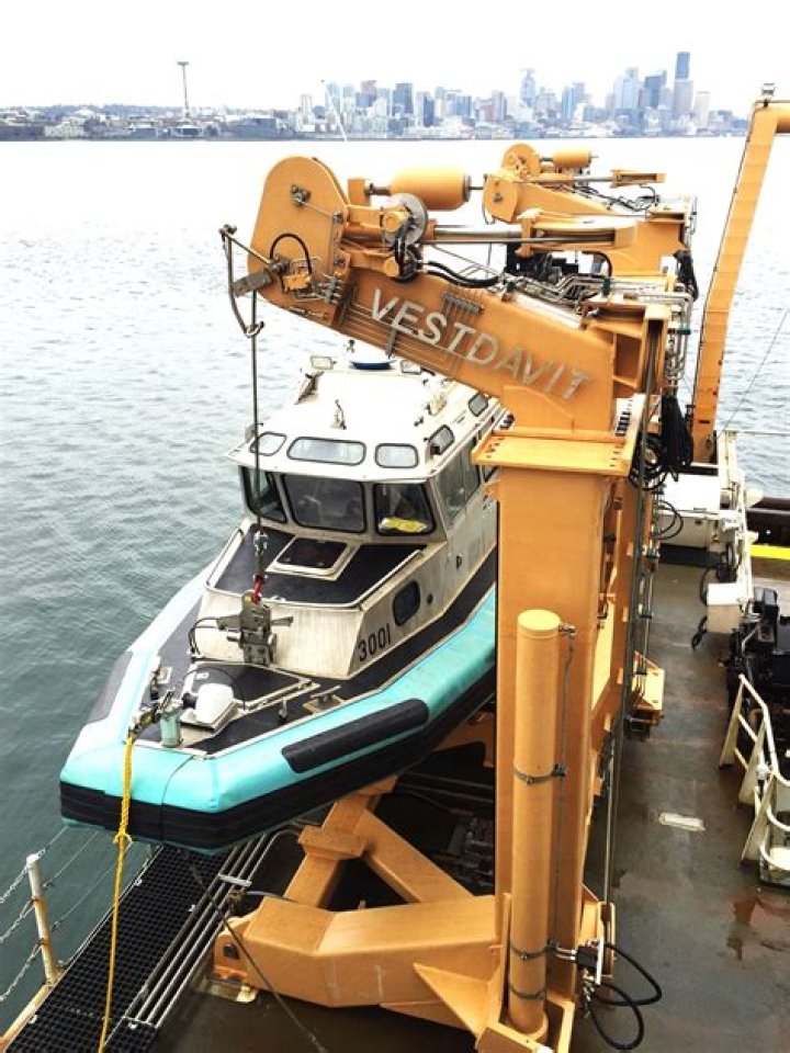 What is a yacht davit?