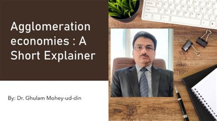 What is agglomeration economics class 10th?