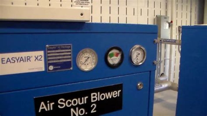 What is an air scour system?