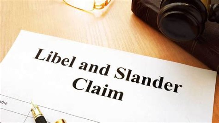 What is an example of a real life slander or libel case?