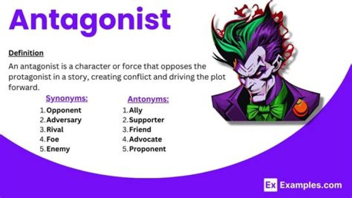 What is an example of antagonist?
