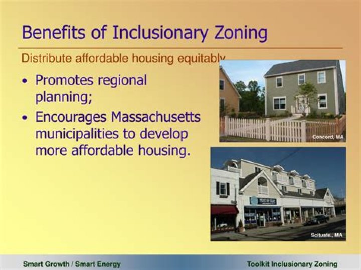 What is an example of inclusionary zoning?