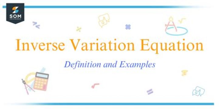 What is an example of inverse variation?