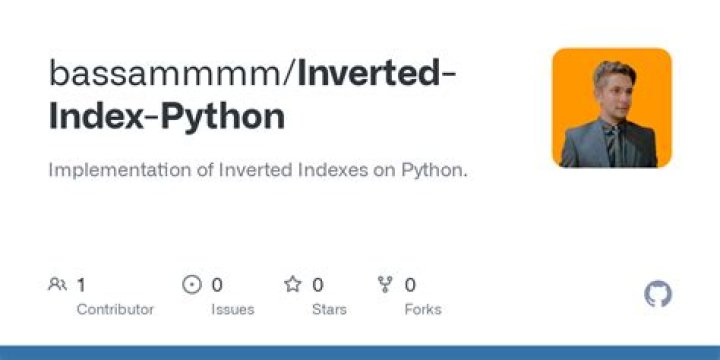 What is an inverted index Python?