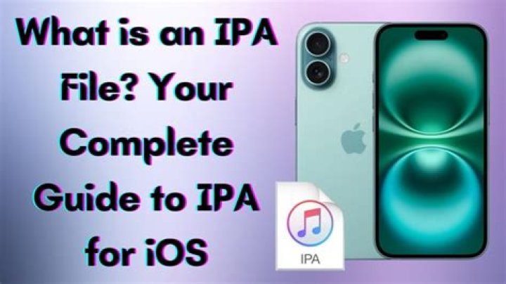 What is An ipa file in iOS?