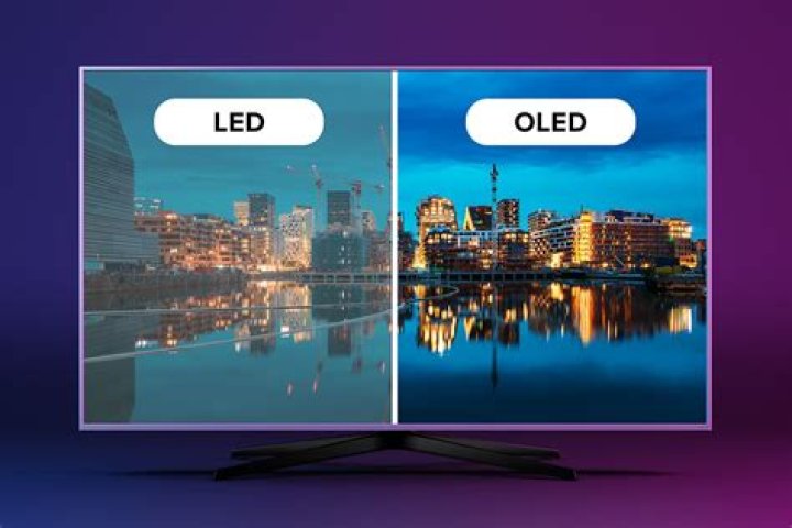 What is an OLED screen made of?