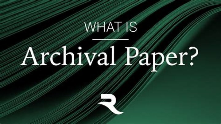 What is archival drawing paper?