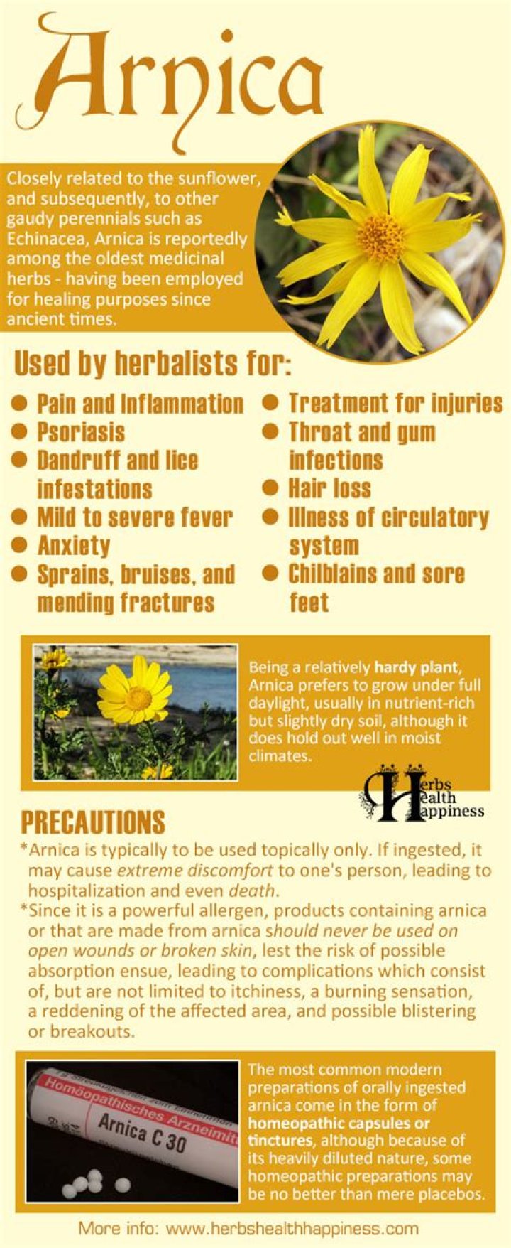What is Arnica used for?