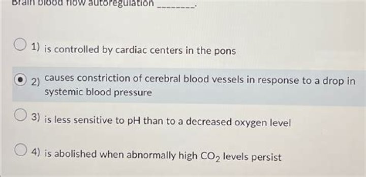 What is autoregulation of blood flow quizlet?