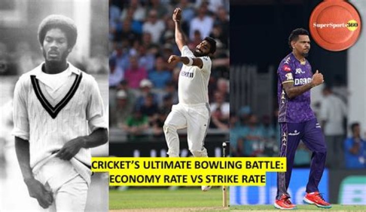 What is average economy and strike rate in cricket bowling?