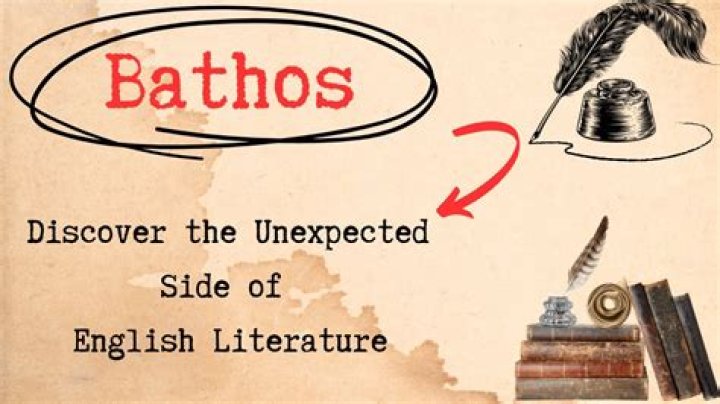 What is bathos give example?