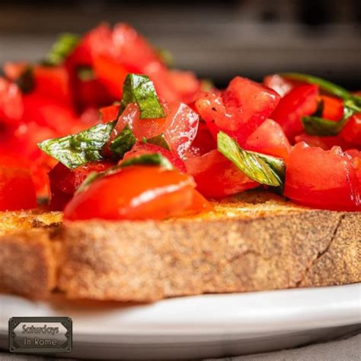 What is Bruschetta topping made of?