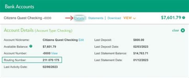 What is Citizens Bank routing number in RI?
