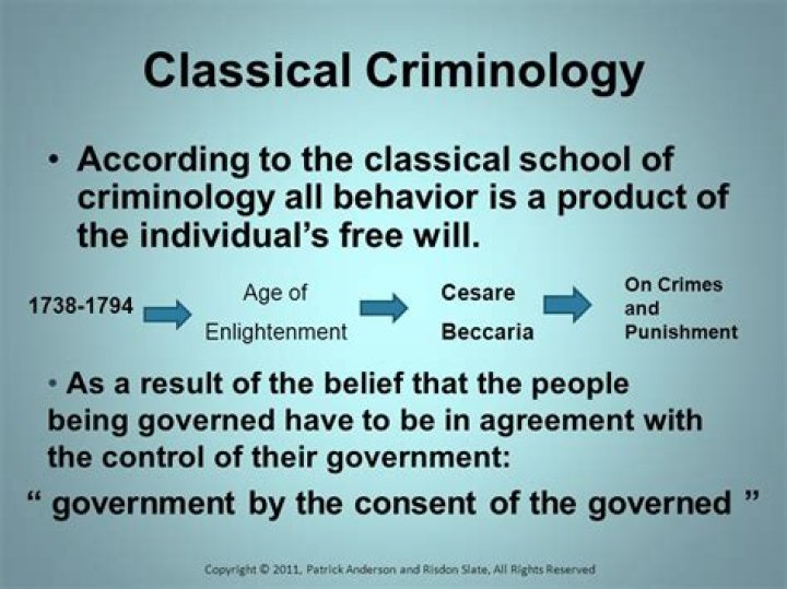 What is classical theory of crime?