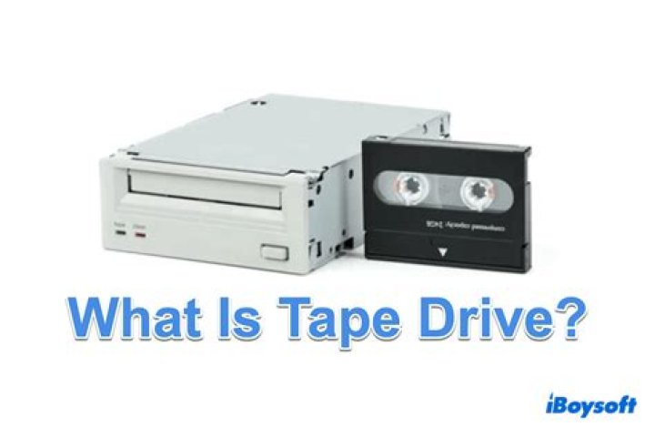 What is computer tape drive?