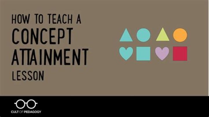 What is concept attainment in teaching?