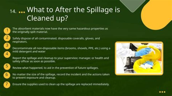 What is considered spillage?