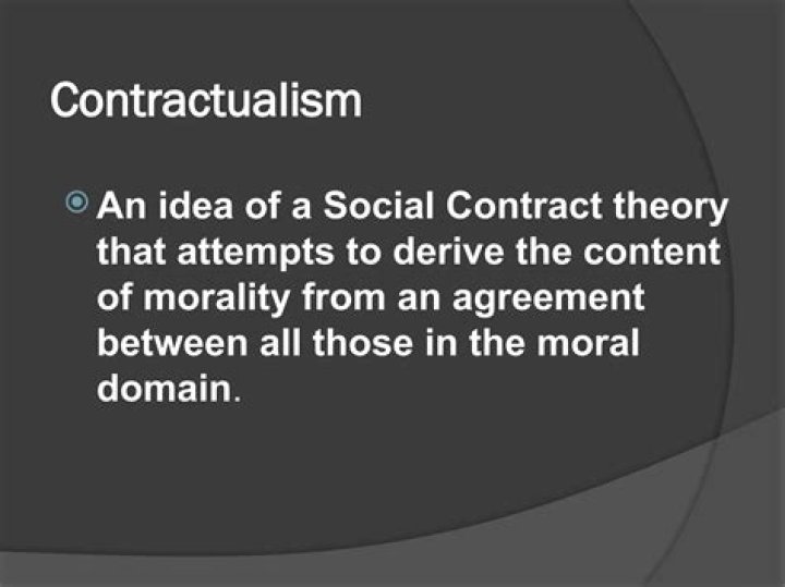 What is contractualism theory?
