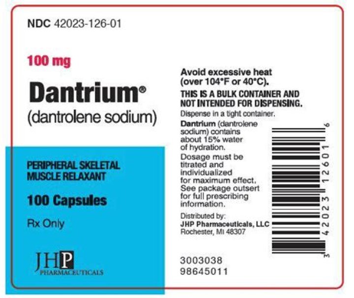 What is dantrolene Dantrium used for?