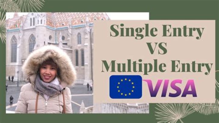 What is difference between single entry and multiple entry visa?