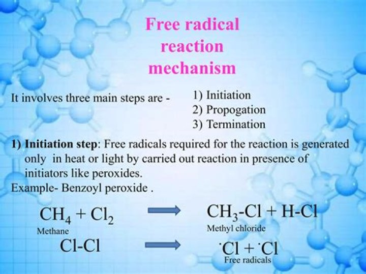 What is Free Radicals give example?