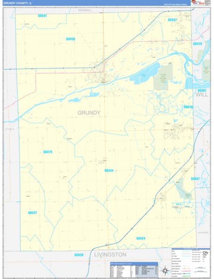 What is Grundy County zip code?