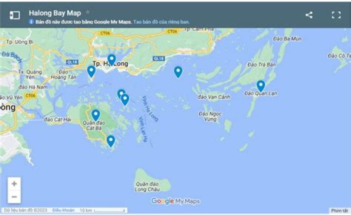 What is Halong Bay made of?