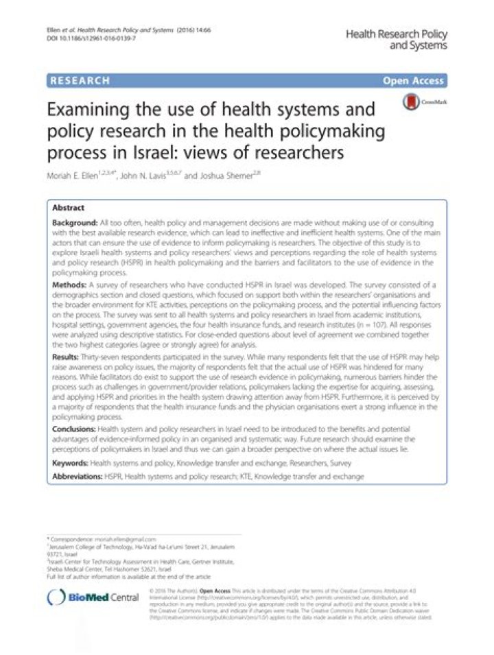 What is health systems and policy research?