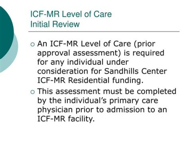 What is ICF MR level of care?