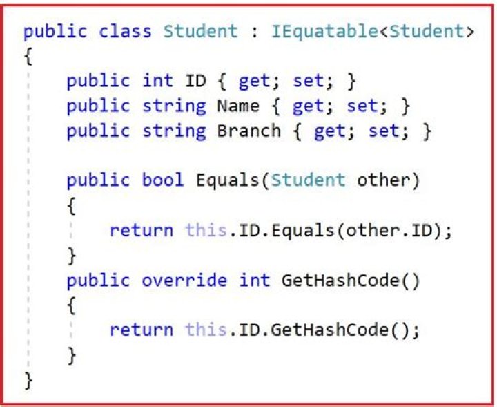 What is IEquatable?