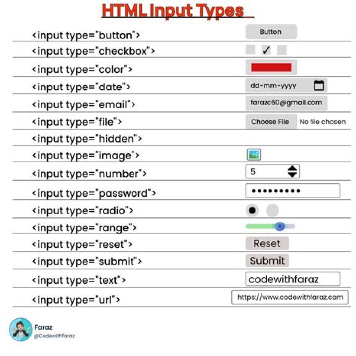 What is input tag in HTML?