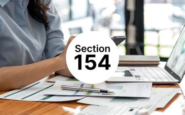 What is intimation under Section 154?