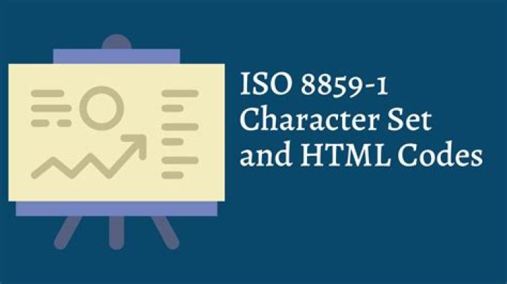 What is ISO 8859 character set?