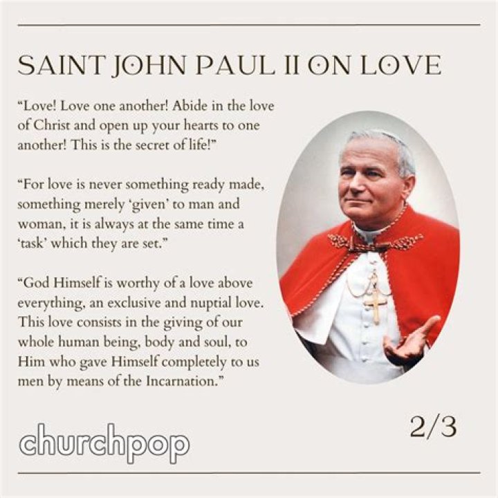 What is John Paul II famous quote from his speech in Poland?
