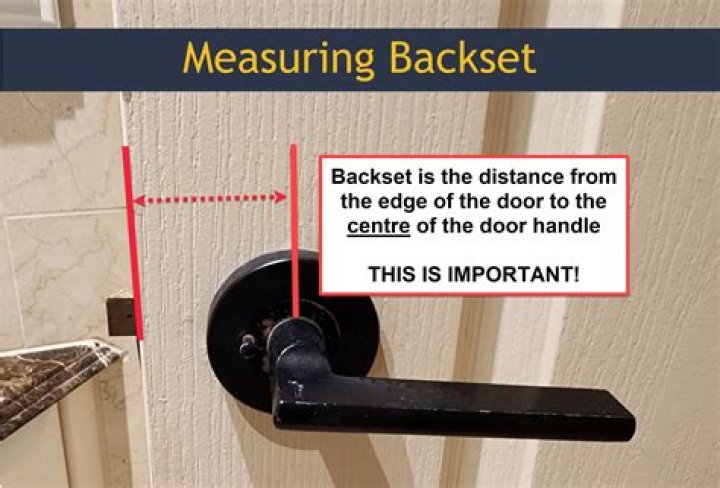 What is latch backset size?