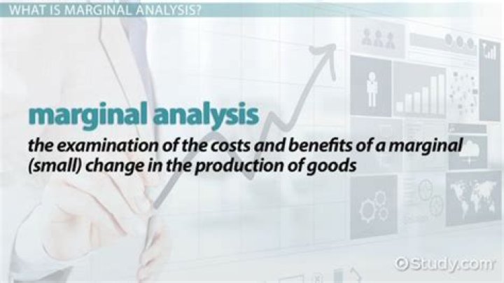 What is marginal in economics?