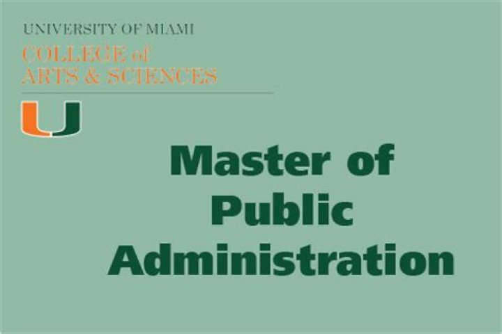 What is master of arts in public administration?