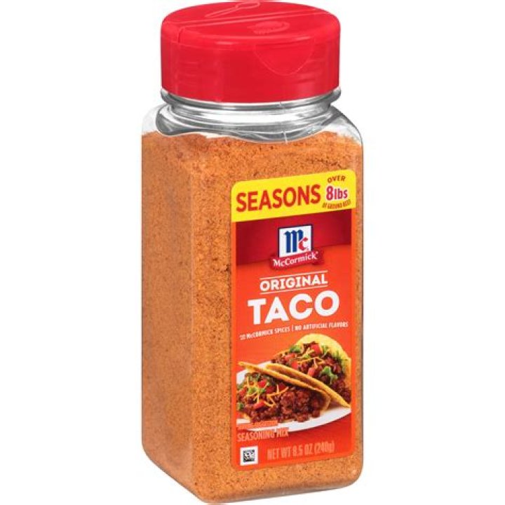 What is McCormick taco seasoning made of?