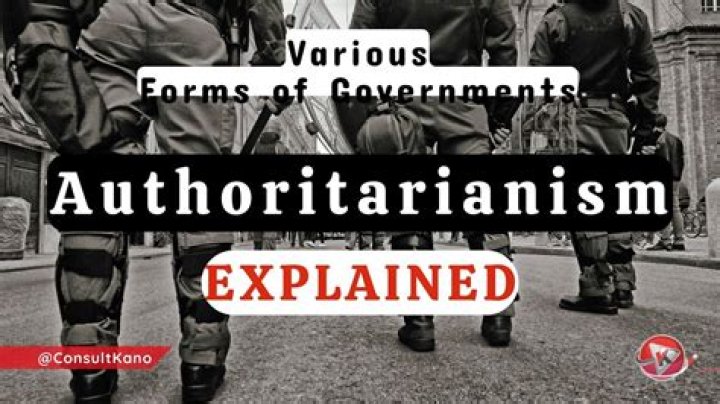 What is meant by authoritarian government?