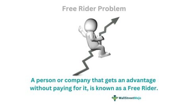 What is meant by free rider problem?