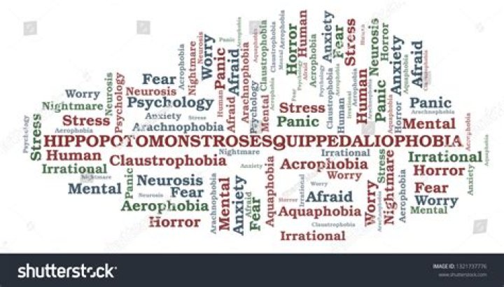 What is meant by the word Hippopotomonstrosesquippedaliophobia?