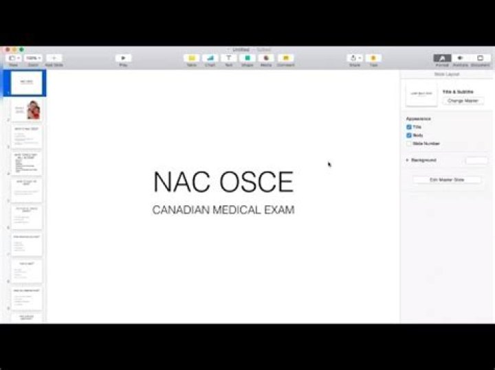 What is NAC OSCE?