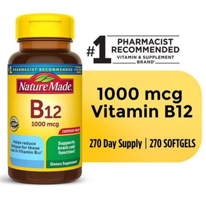 What is nature made B12 good for?