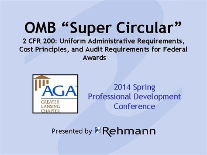 What is OMB super circular?