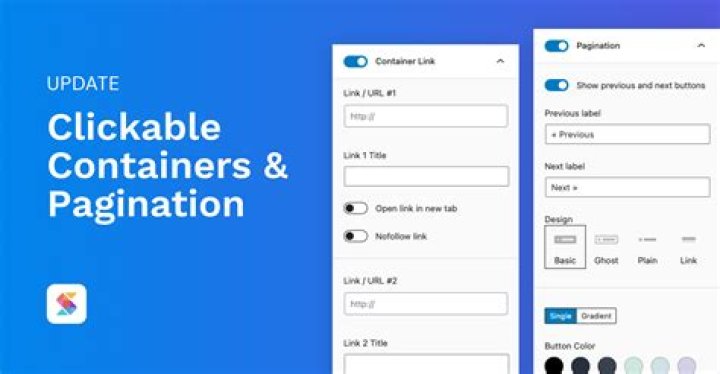 What is Pageable content container?