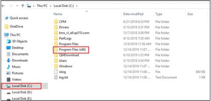 What is Program Files X64?