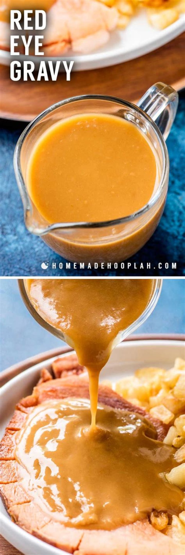 What is red eye gravy made of?